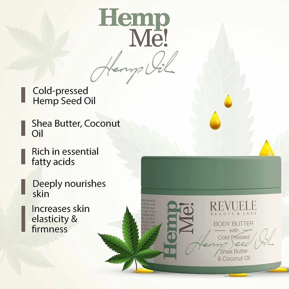 Picture of Revuele Hemp Me Body Butter 100% Pure Natural 300 ml
