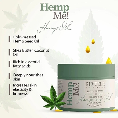 Picture of Revuele Hemp Me Body Butter 100% Pure Natural 300 ml