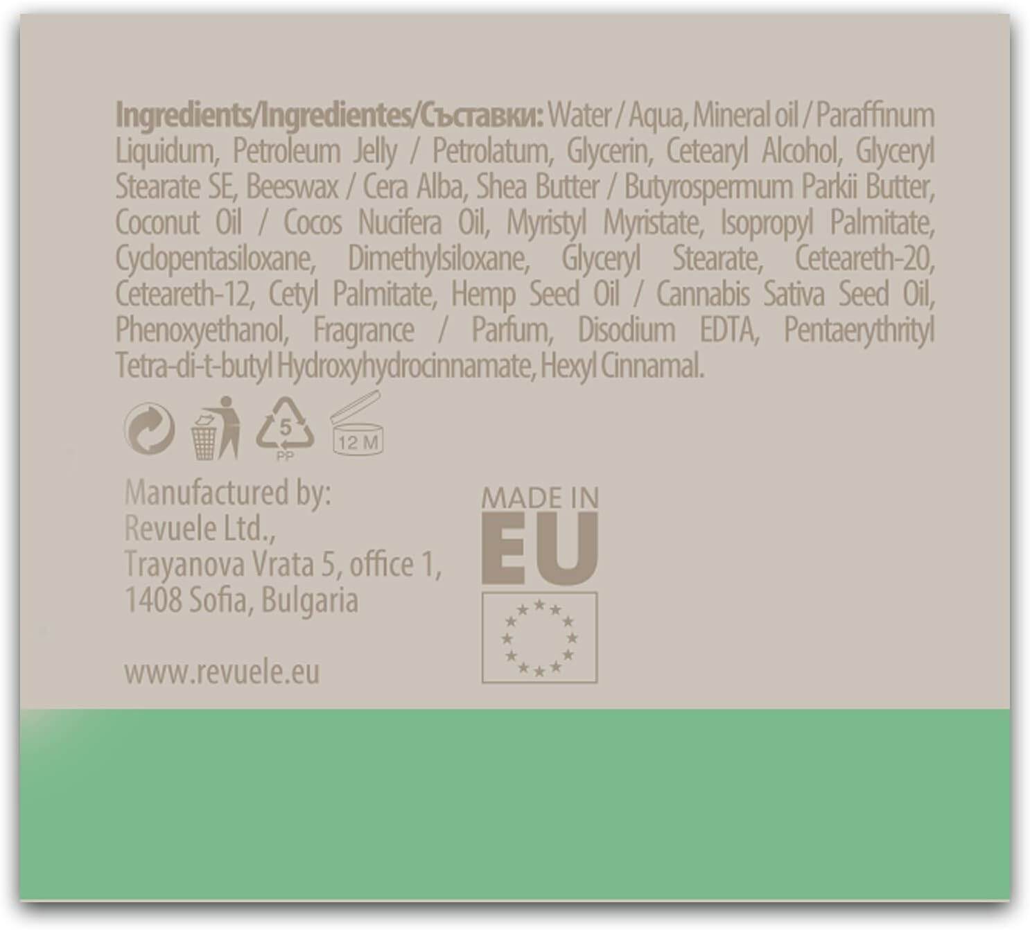 Picture of Revuele Hemp Me Body Butter 100% Pure Natural 300 ml