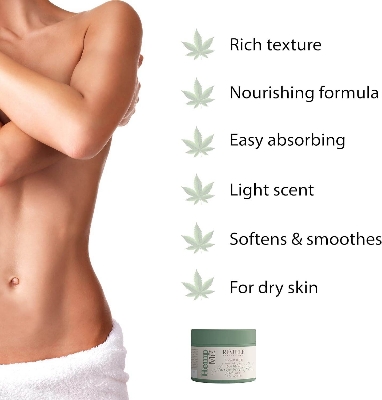 Picture of Revuele Hemp Me Body Butter 100% Pure Natural 300 ml
