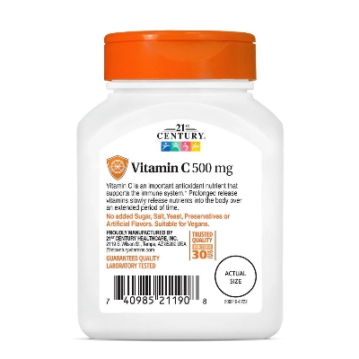 Picture of 21st Century Vitamin C 500 mg | 110 Tablets