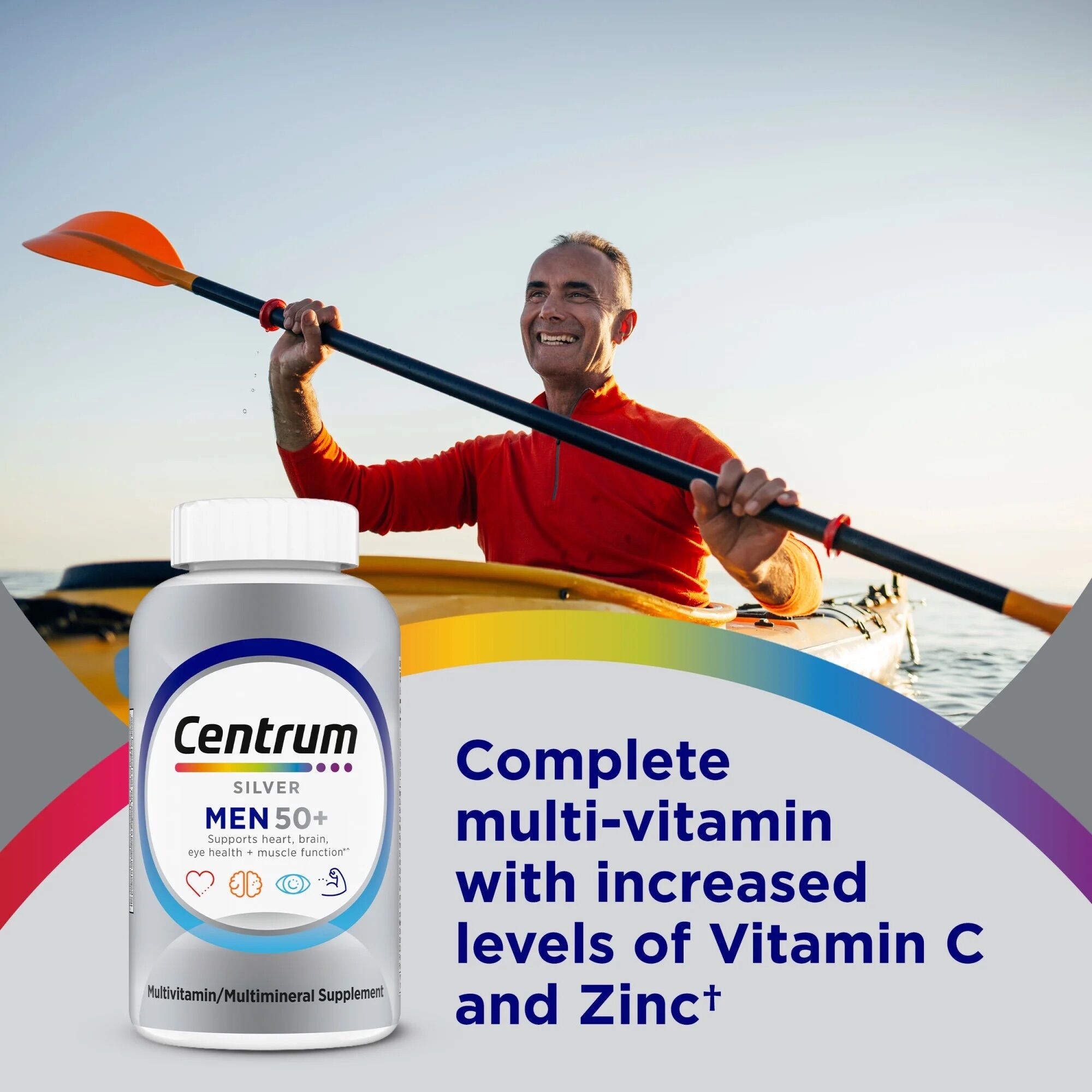 Picture of Centrum Silver Mens 50+ Multivitamin | 100 Tablets