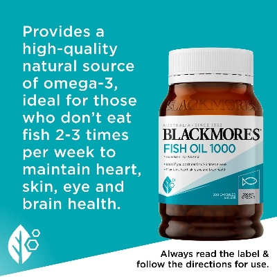 Picture of Blackmores Fish Oil 1000mg | 200 Capsules