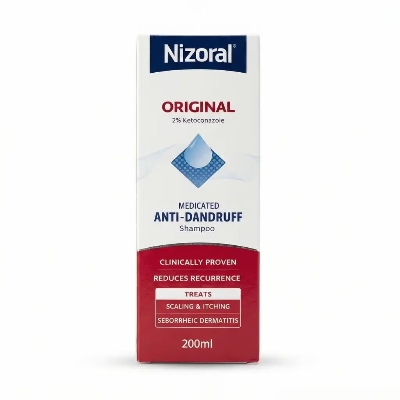 Picture of Nizoral Original Ketoconazole 2% Anti-Dandruff Shampoo 200ml