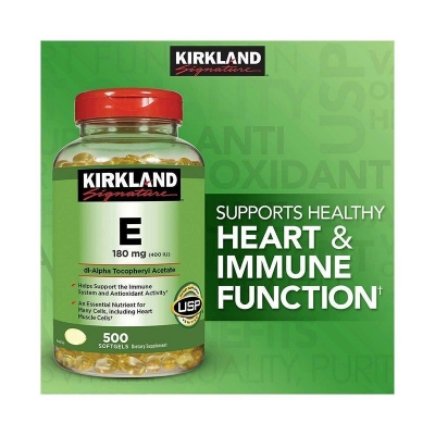 Picture of Kirkland Signature Vitamin E 180mg | 500 Softgels