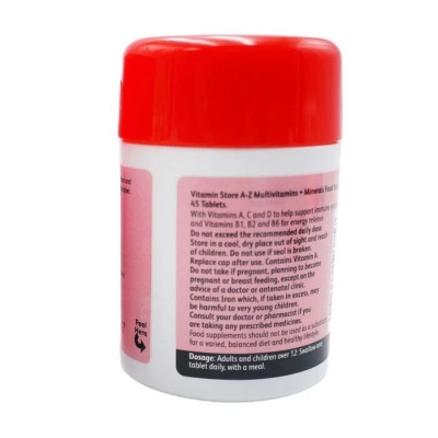 Picture of Vitamin Store A-Z Multivitamin + Minerals | 45 Tablets