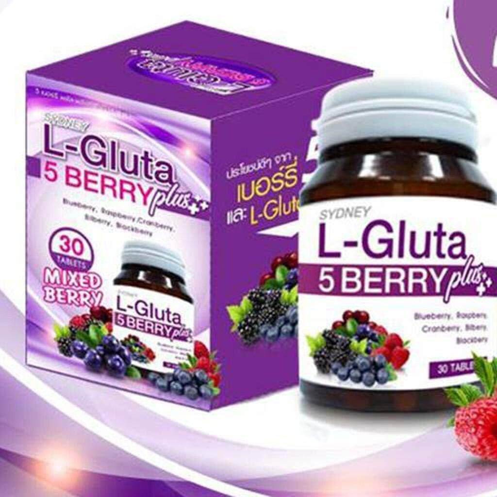 Picture of Sydney L- Glutathione 5 Berry Plus Skin Anti-Oxidant | 30 Tablets