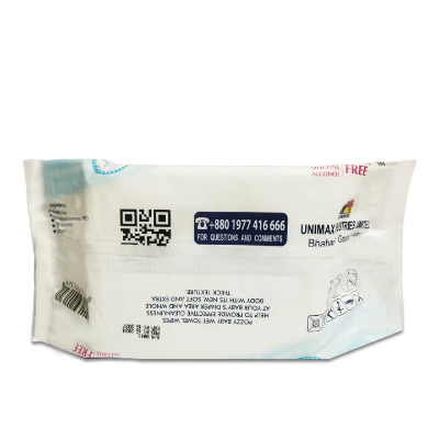 Picture of Premium Pozzy Hygenic Baby Wet Towel Wipes 120 Pcs