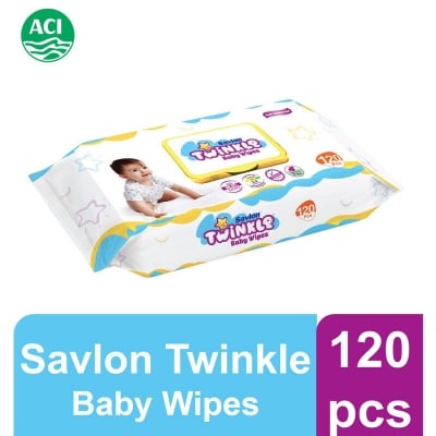 Picture of ACI Twinkle Baby Wipes 120 Pcs