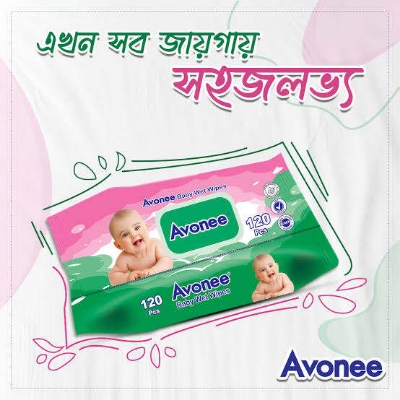 Picture of Avonee Baby Wet Wipes 120 Pcs