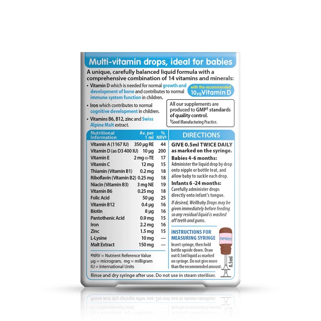 Picture of Wellbaby Multi-vitamin Drops 30ml