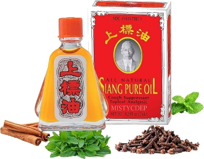 Picture of Siang Pure Oil Formula Pain Relief Thai Oil 3cc - Muscle and Joint Pain Stomach Discomfort Sprains and Bruises Headaches and Dizziness