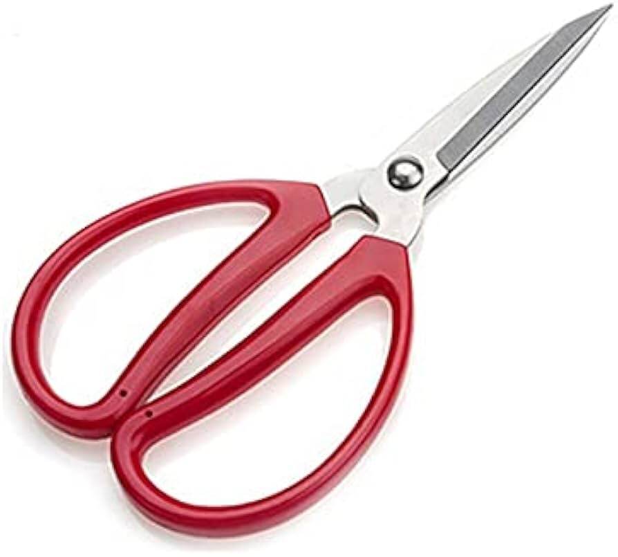 Picture of Jiang Ming Multi-Purpose Stainless Steel Scissors – Heavy Duty All-Purpose Shears for Kitchen, Office & Craft Work (Orange & White)