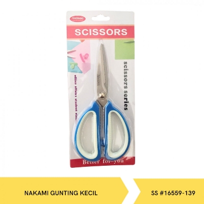 Picture of Jiang Ming Multi-Purpose Stainless Steel Scissors – Heavy Duty All-Purpose Shears for Kitchen, Office & Craft Work (Blue & White)
