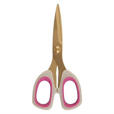 Picture of QIYANG QY-J268 Luxury Gold-Plated Kitchen Scissors – High-End Stainless Steel Multi-Purpose Shears for Food Prep & Crafting