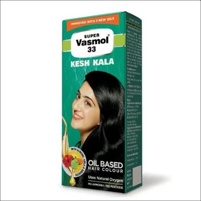 Picture of Super Vasmol 33 Kesh Kala Oil Based Hair Colour 50ml
