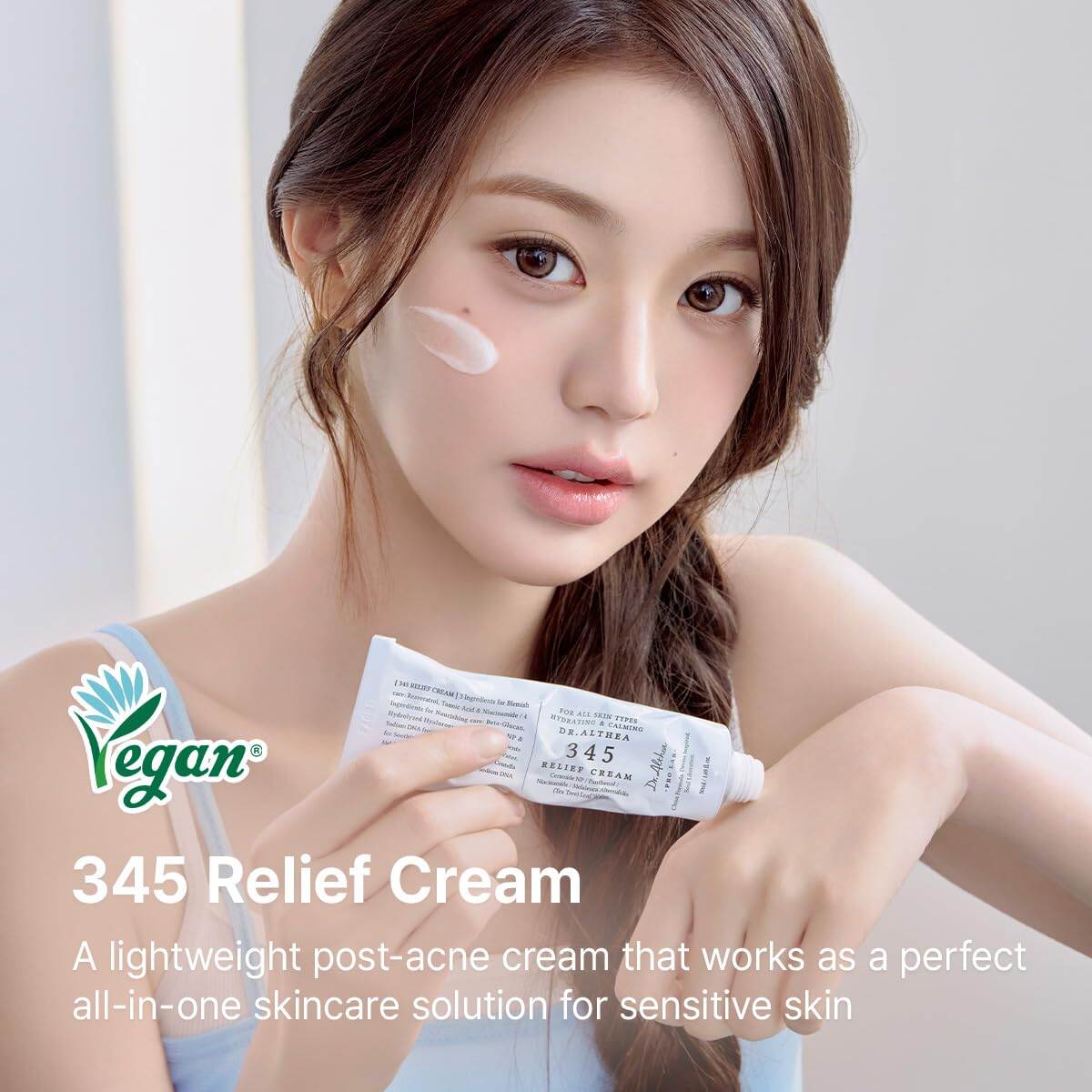 Picture of Dr. Althea 345 Relief Cream - Hydrating & Calming Moisturizer for Blemish Care & Soothing (15ml)