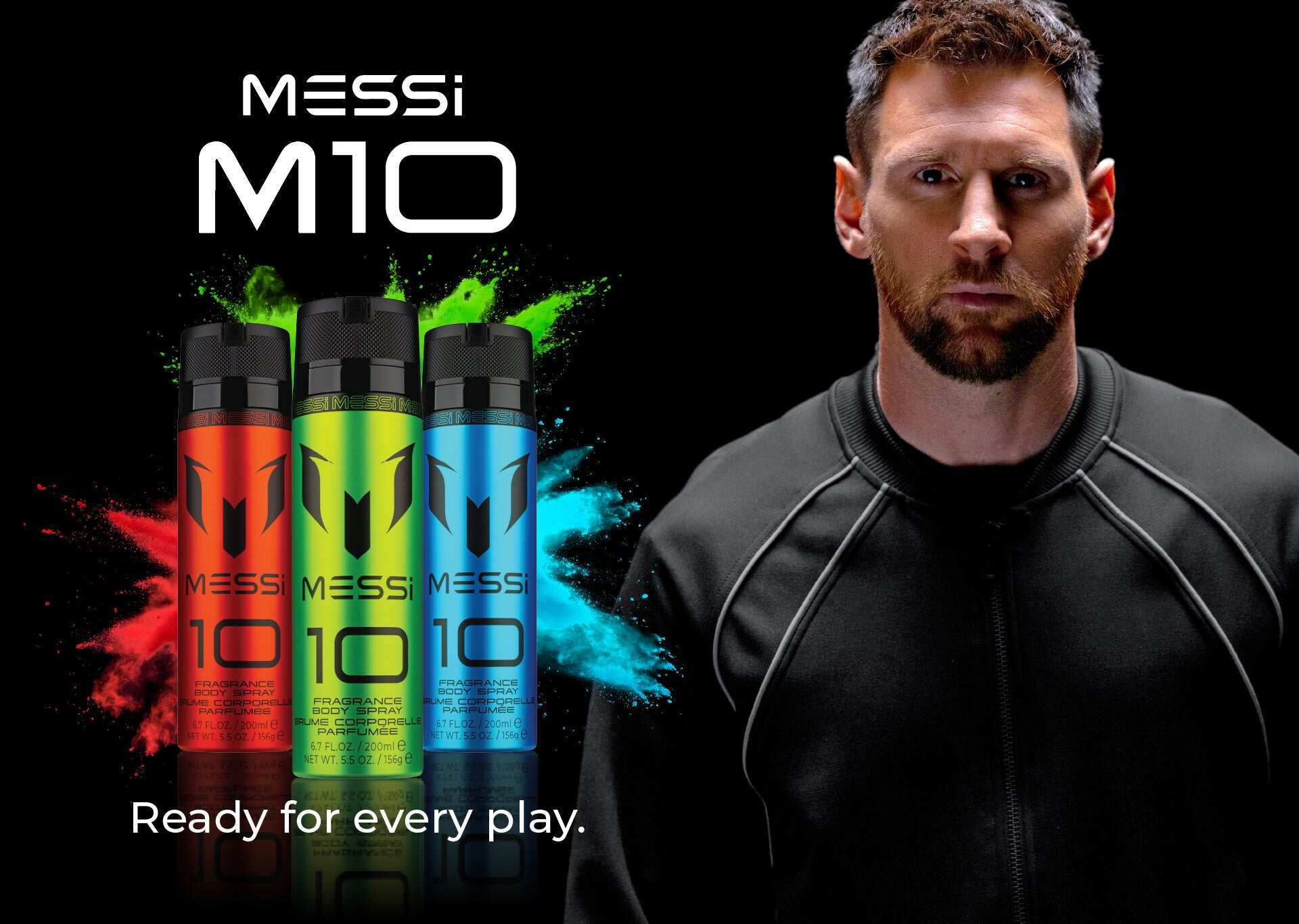 Picture of MESSI M10 - Red Fragrance Body Spray 200ml