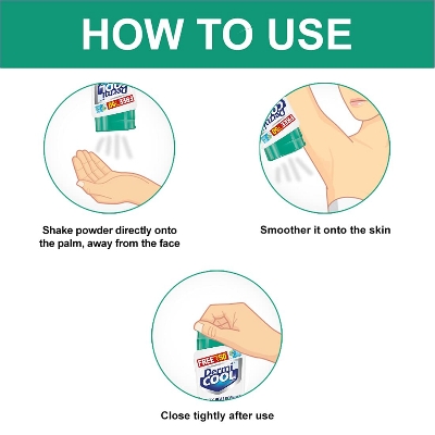 Picture of Dermicool Prickly Heat Powder Menthol Regular 60g