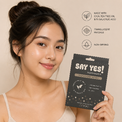 Picture of SAY YES Hydrocolloid Acne Pimple Patch – Invisible Spot Stickers with Tea Tree Oil & Salicylic Acid - 72 Patches