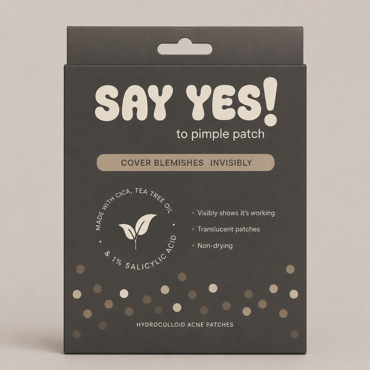 Picture of SAY YES Hydrocolloid Acne Pimple Patch – Invisible Spot Stickers with Tea Tree Oil & Salicylic Acid - 72 Patches
