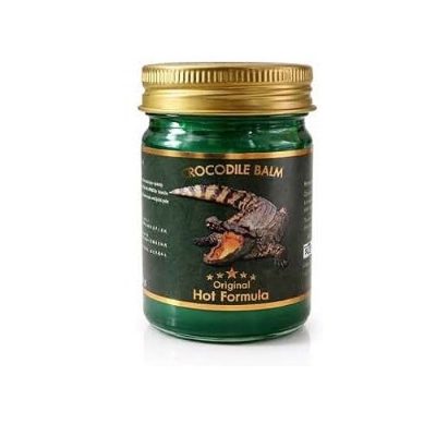 Picture of Green Seven Siam Crocodile Hot Formula Strong Massage Balm Relive Scent 50g