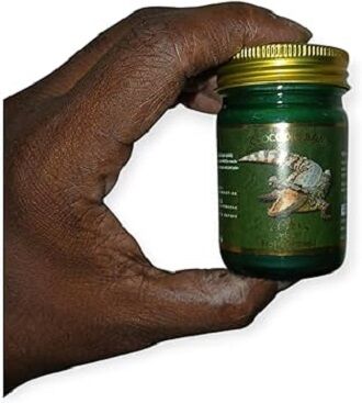 Picture of Green Seven Siam Crocodile Hot Formula Strong Massage Balm Relive Scent 50g