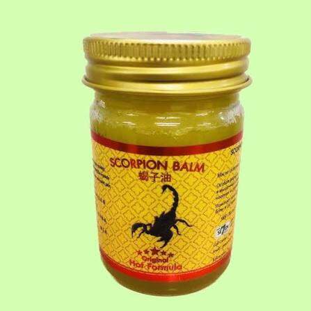 Picture of Green Seven Scorpion Hot Formula Strong Massage Balm Siam Spirit Scent 50g
