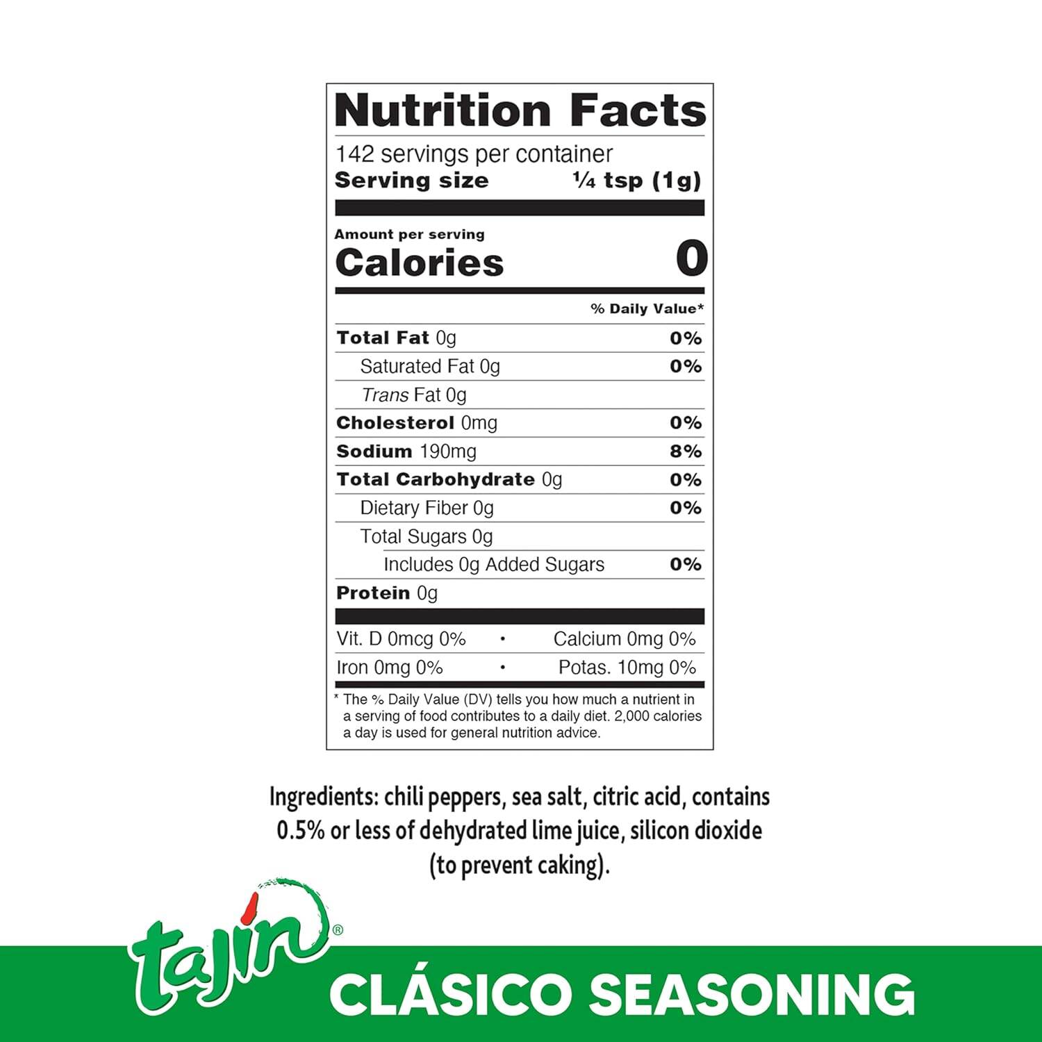 Picture of Tajin Clasico Seasoning with Lime 142g | Mexican