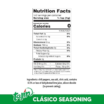 Picture of Tajin Clasico Seasoning with Lime 142g | Mexican