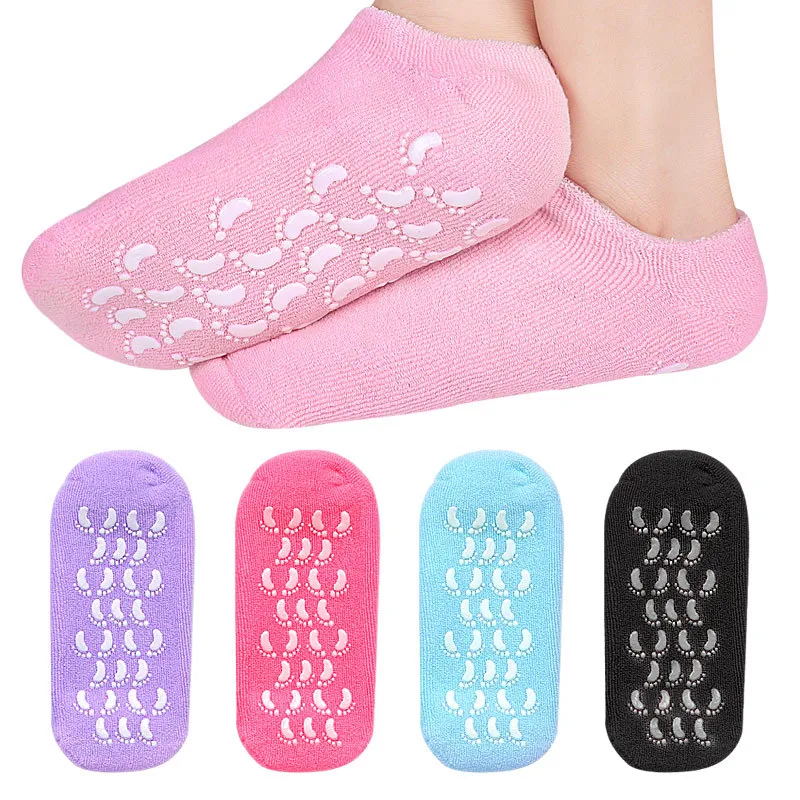 Picture of Foot Care Spa Moisturizing Gel Socks - Fit For All