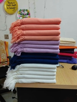 Picture of 1Pcs Stylish Comfortable Chador Shawls For Men Or Women.Dark Ash, Pink, Maroon, White, Black