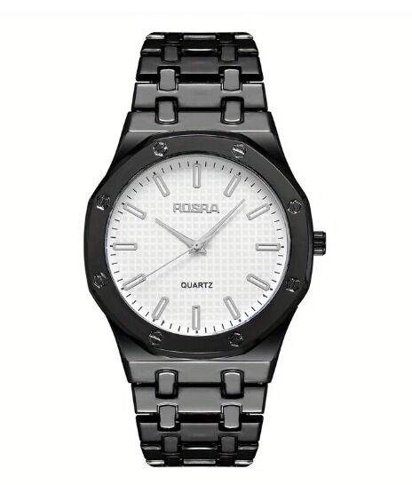 Picture of 2023 uomini e donne moda street steel belt orologio al quarzo arabo digital business watch regalo per la famiglia e gli amiciWhite, black blue, black white, white blue, Black, Blue