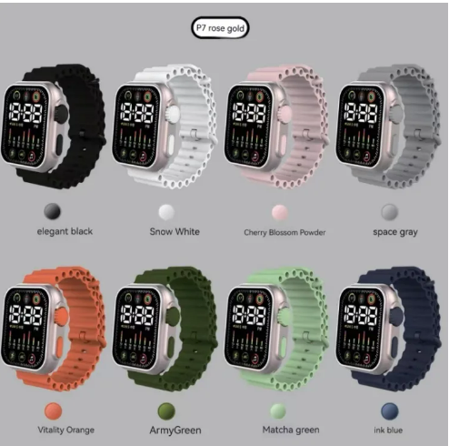 Picture of 2024-New Ultra Waterproof -LED Button Series Men Women belt & battery system watch with Smart box.
