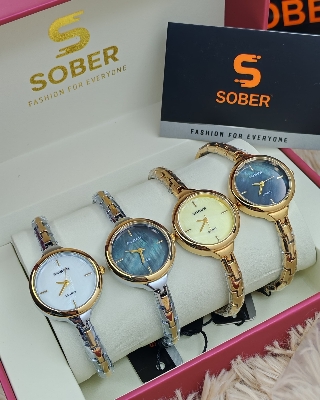 Picture of automatic watch Women Small Gold Bangle Bracelet Luxury Watches Stainless Steel Ladies Quartz Wrist watch Brand Casual WomenWhite, Black