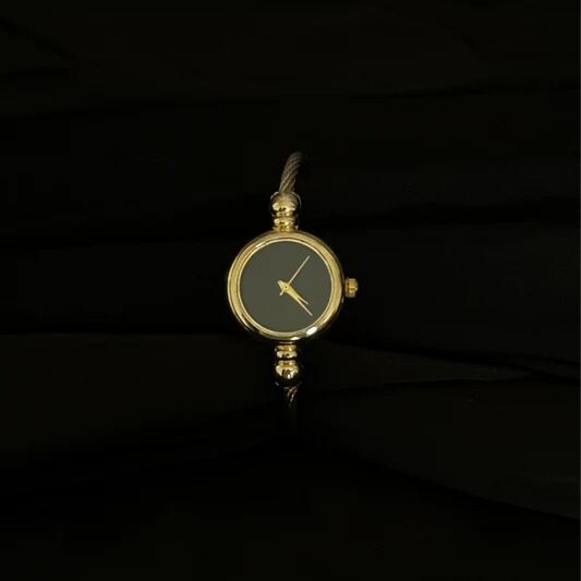 Picture of automatic watch Women Small Gold Bangle Bracelet Luxury Watches Stainless Steel Ladies Quartz Wrist watch Brand Casual WomenWhite, Black