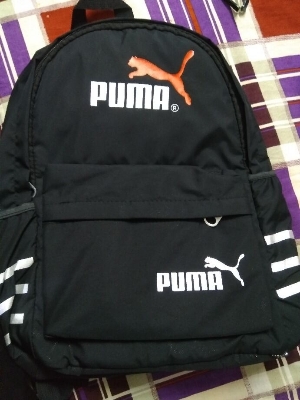 Picture of Backpack bag school college and traveling high quality nylon soft fabric waterproof and wash-Black