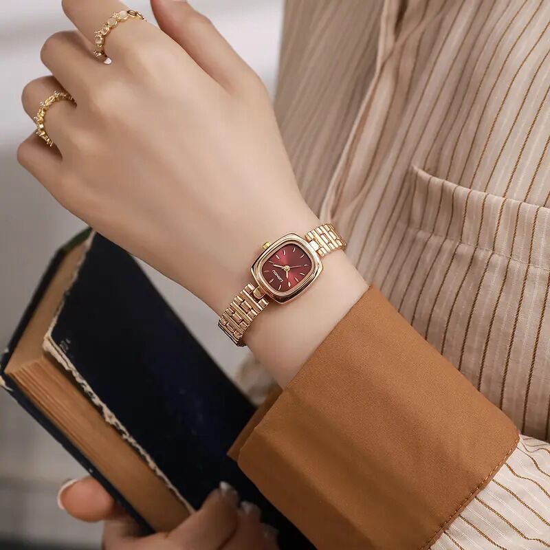 Picture of BESTKANG Watches for Women Watches Vintage Women's Dress Watchsquare Gold Watches for Women Bracelet Quartz Watchgold white, gold khory