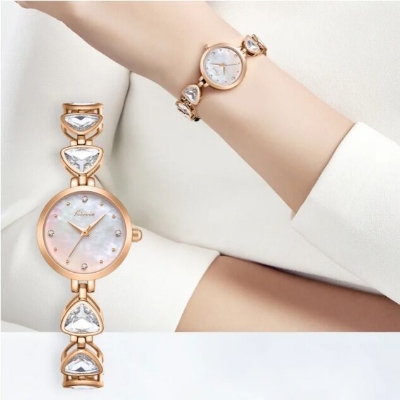 Picture of BESTKANG Watches for Women Watches Vintage Women's Dress Watchsquare Gold Watches for Women Bracelet Quartz WatchRose Gold, mix