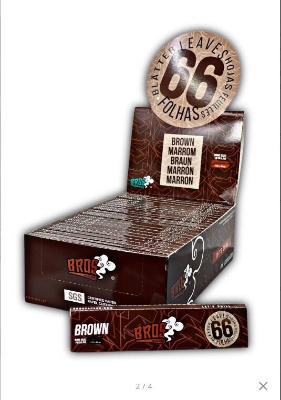 Picture of Bros 66 Brown King Size Booklet 1 Piece-Brown