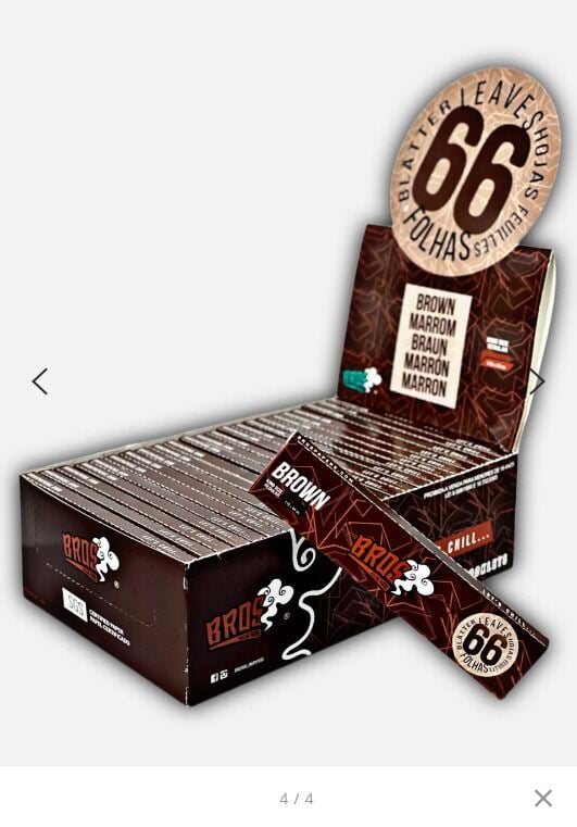 Picture of Bros 66 Brown King Size Booklet 1 Piece-Brown
