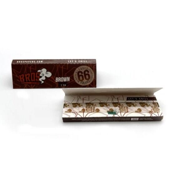 Picture of Bros 66 Brown King Size Booklet 1 Piece-Brown