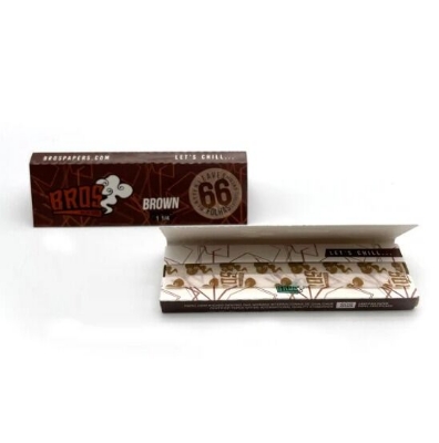 Picture of Bros 66 Brown King Size Booklet 1 Piece-Brown