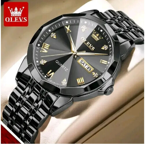 Picture of COPY Olevs 9931 New Business Quartz Watch For Men Luxury Diamond Dial Waterproof Stainless Steel Strap Men Wristwatch