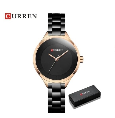 Picture of CURREN 9015 WATCH WOMEN WATCHES STAINLESS STEEL LADIES WOMEN'S WATCH WOMEN 2018 LUXURY GOLD COLOR FASHIONrose  gold dial whit, golden, Black gold, Black, silve, gold pink, white dial golden ch