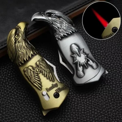 Picture of Eagle matha  Design Openable Knife Lighter - Metal Body Lighter