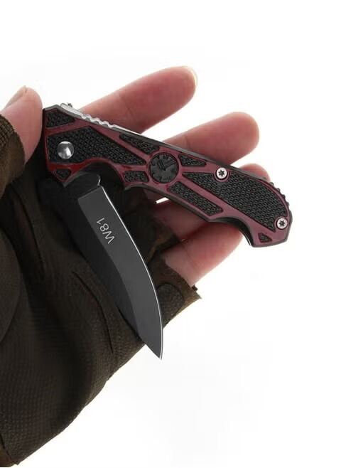 Picture of Handle with Sheath Folding K nife (Satin)-Black