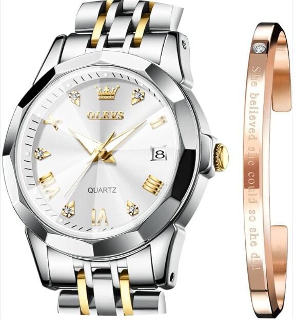 Picture of Inspired by 9931 new luxury fashion stainless steel imported quartz movement wrist-watch for men - WatchWhite, Blue, Gold, Black
