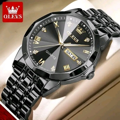 Picture of Inspired by 9931 New Luxury Fashion Stainless Steel Men WatchBlack, White, Gold, Dark Blue, Blue