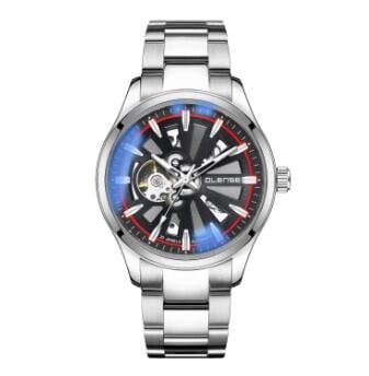 Picture of Inspired by BAISENGH Oulongshi Brand Watch Wholesale Automatic Mechanical Watch Watch Men'sFULL BLACK, Silver, Blue, Silver BLUE, Black